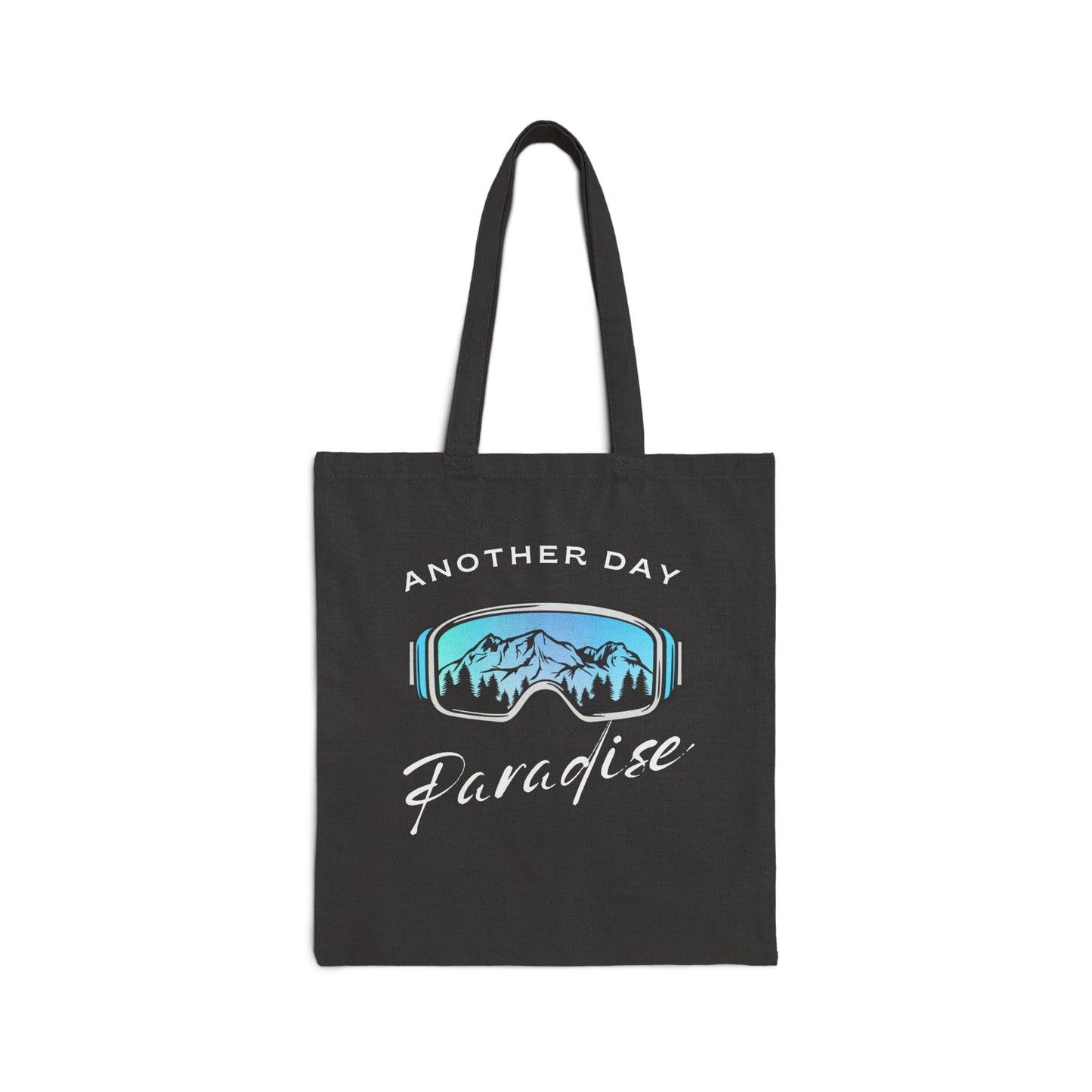 Another day in Paradise blue Cotton Canvas Tote Bag