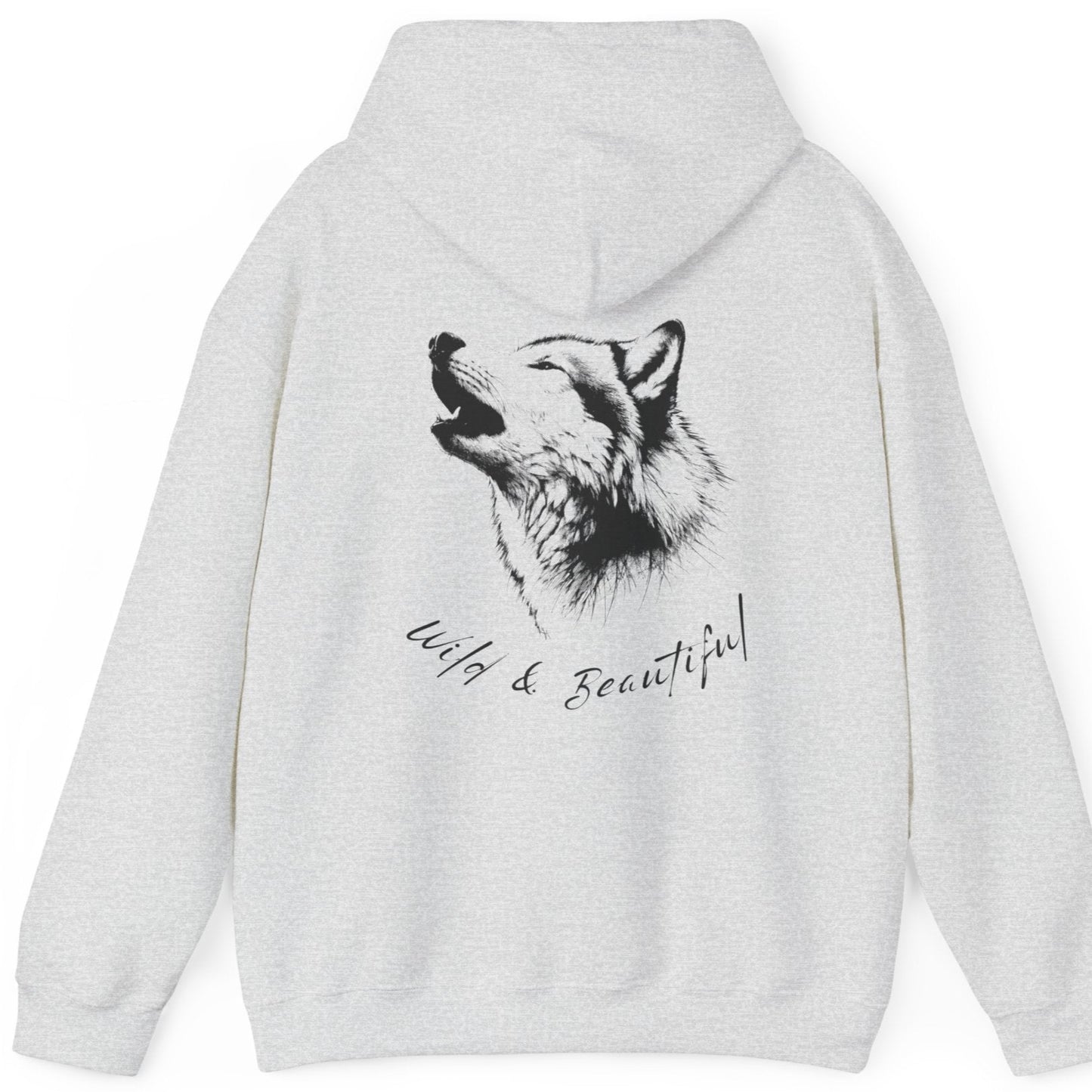 Wild and Beautiful, Female Wolf Hoodie