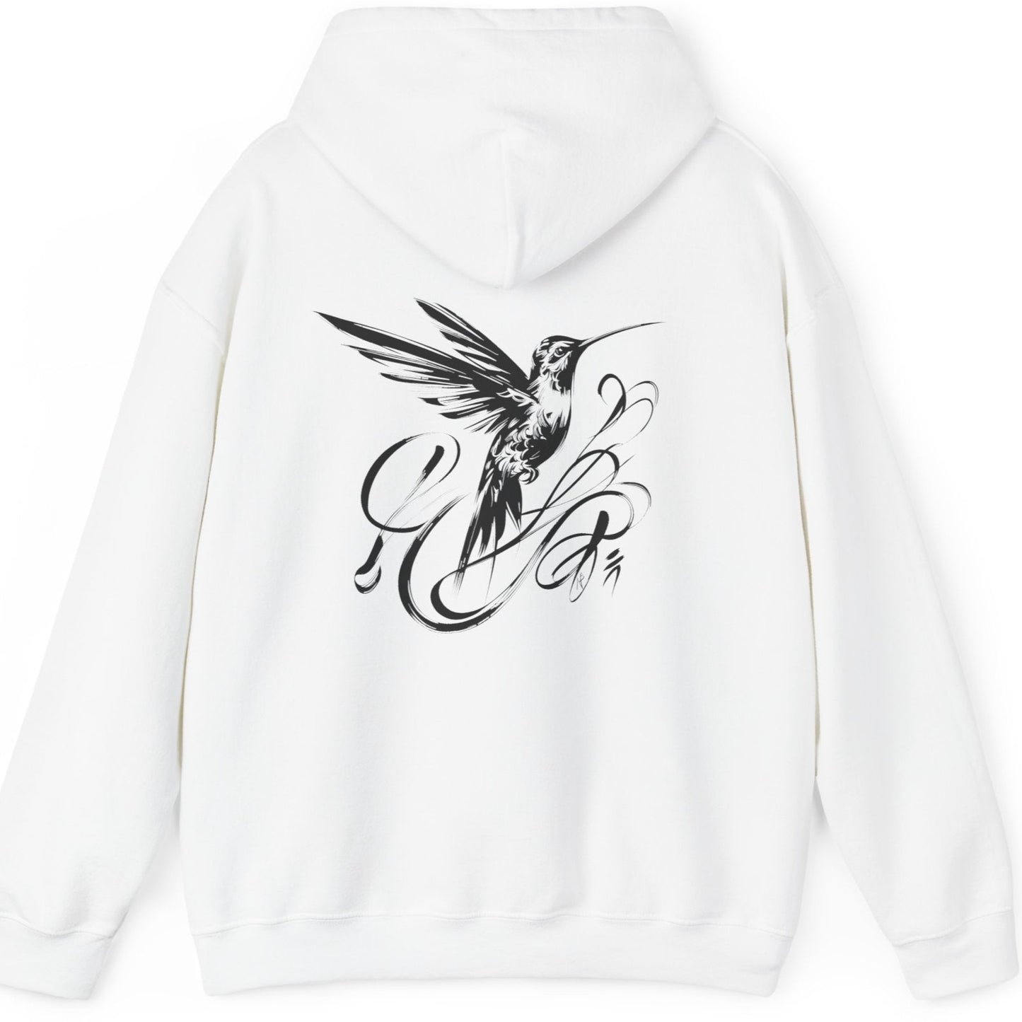 Calligraphy Hummingbird Hoodie