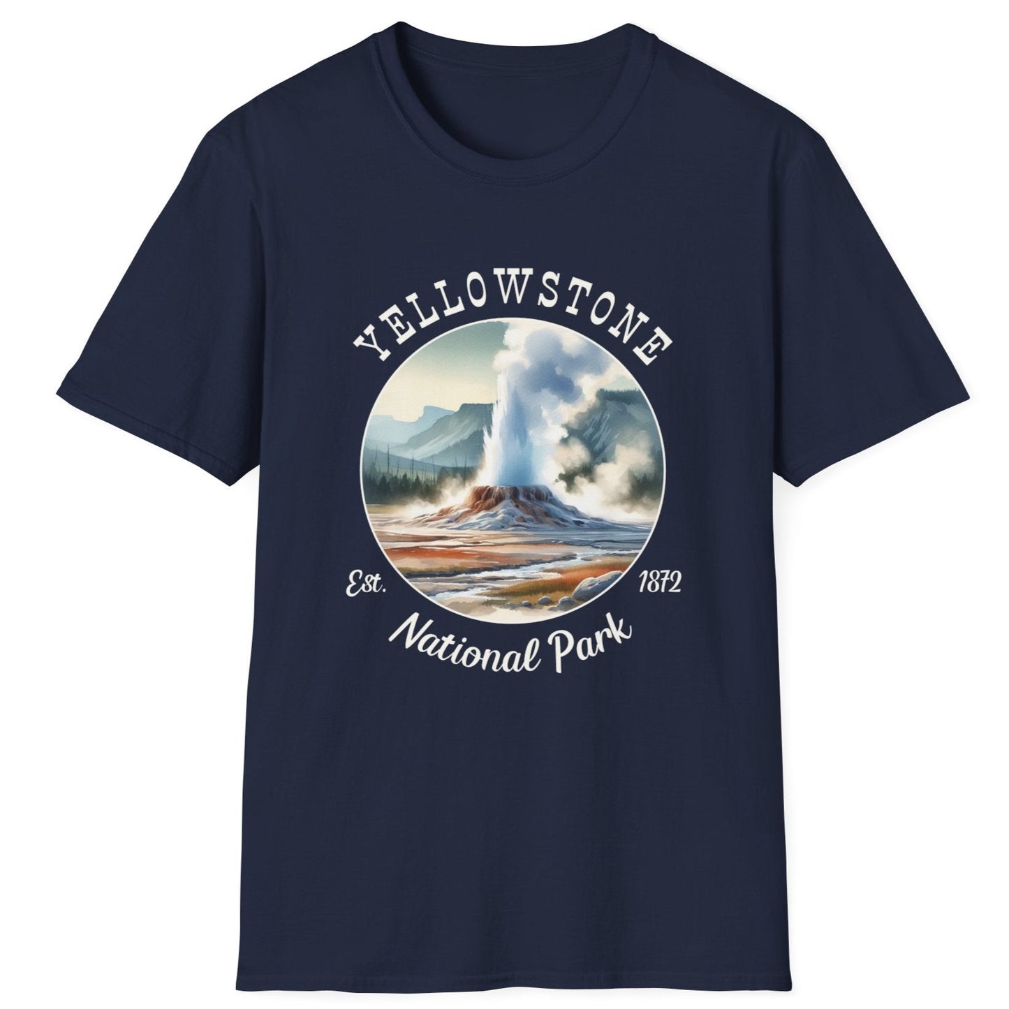 us yellowstone t-shirt great gift for girlfriend, mindful present for husband emberking on his journey to us np, apparel for those who live wild life and love us national parks