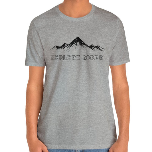 Explore More, black design Tee