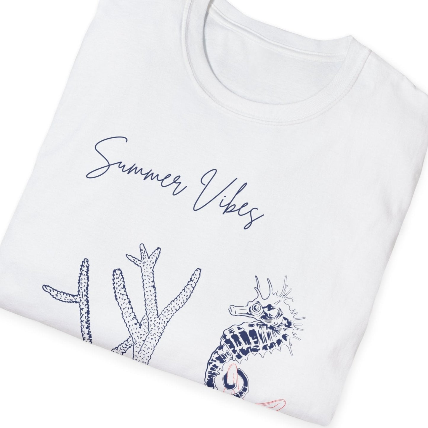 Vibraciones de verano Camiseta unisex Softstyle