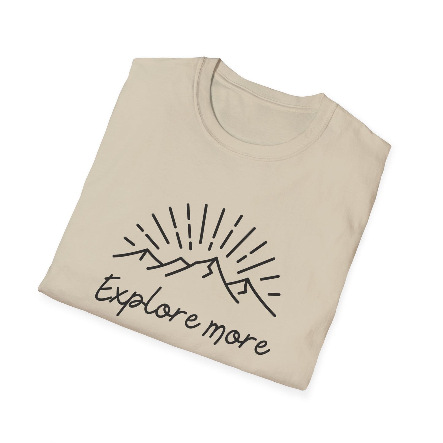 Explora más . Camiseta unisex de estilo suave