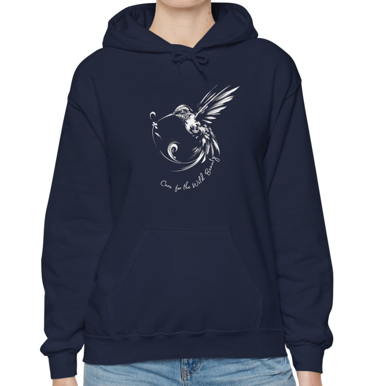 Care for the Wild Beauty, Hummingbird Hoodie