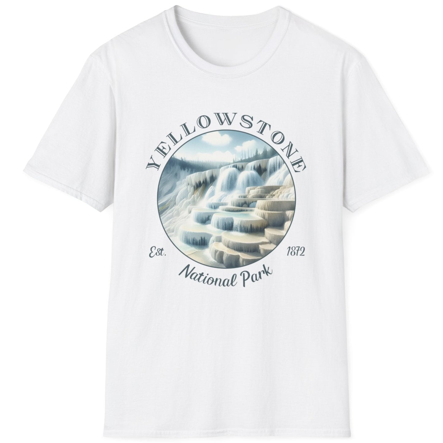 Yellow park tee cool gift for boyfriend, nice gift for wife and her wild adventure through np in usa, great statement shirt for wildlife preservation supporters and enthusiasts