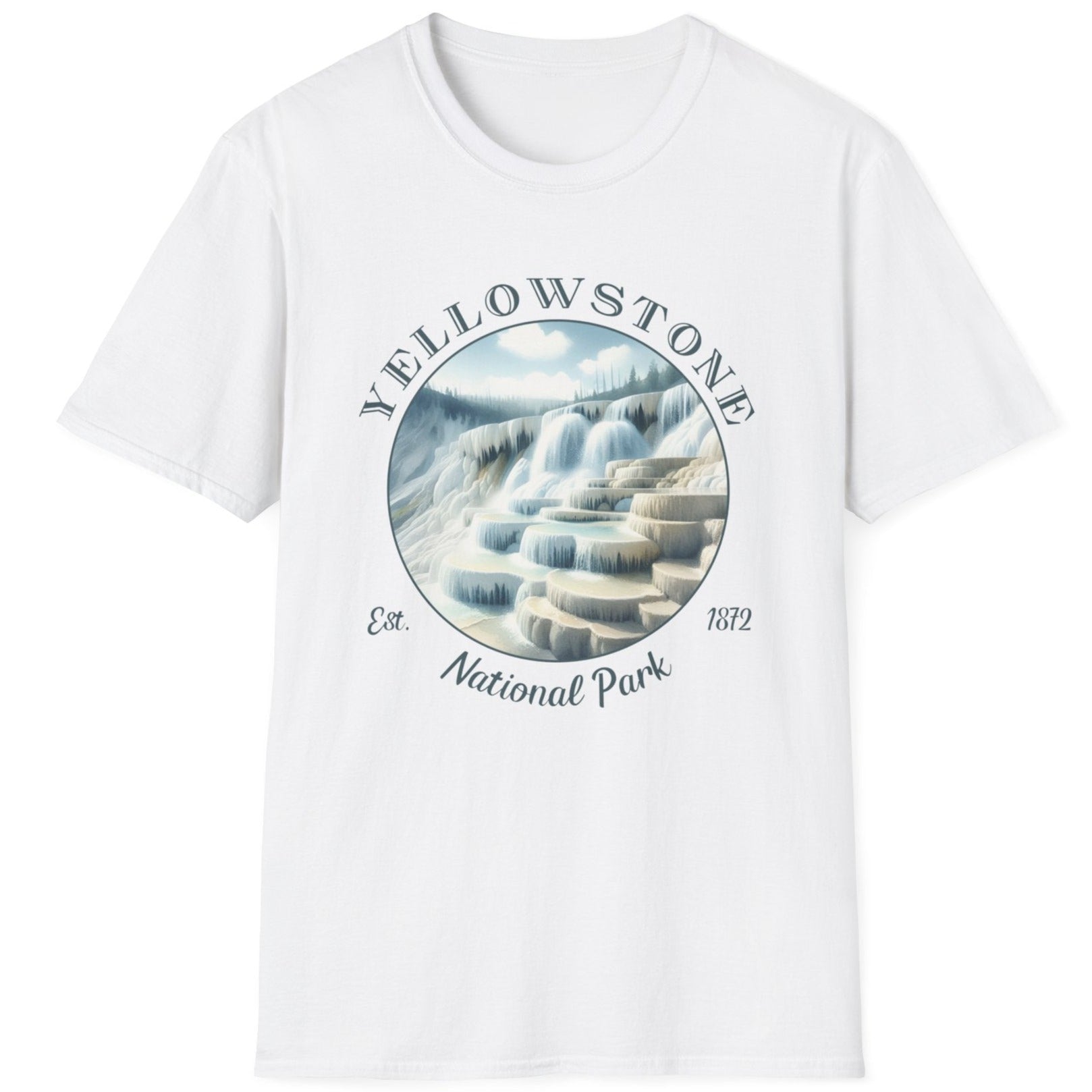 Yellow park tee cool gift for boyfriend, nice gift for wife and her wild adventure through np in usa, great statement shirt for wildlife preservation supporters and enthusiasts