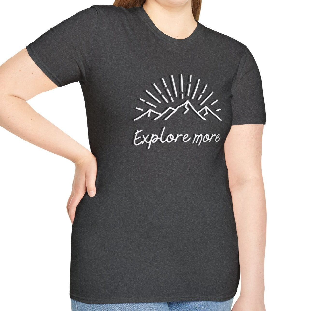 Explora más . Camiseta unisex de estilo suave