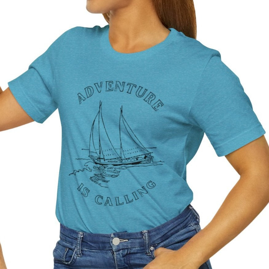 Adventure is calling, nautical Tee