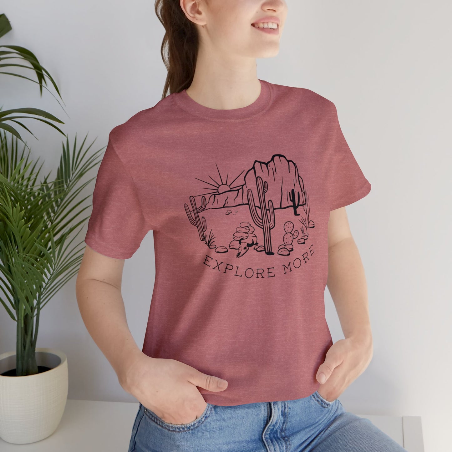 Explora más camiseta de manga corta unisex Jersey del desierto