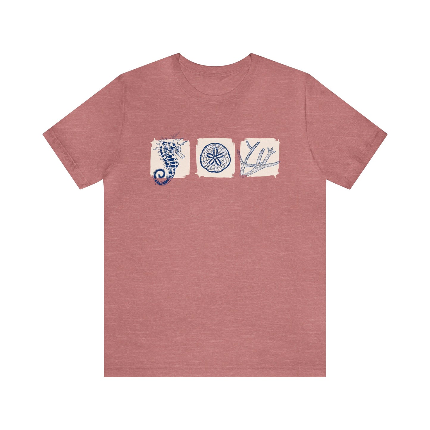 Summer vibes with seahorse Tee