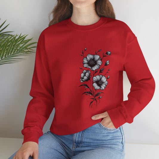 Midnight Flower Crewneck Sweatshirt