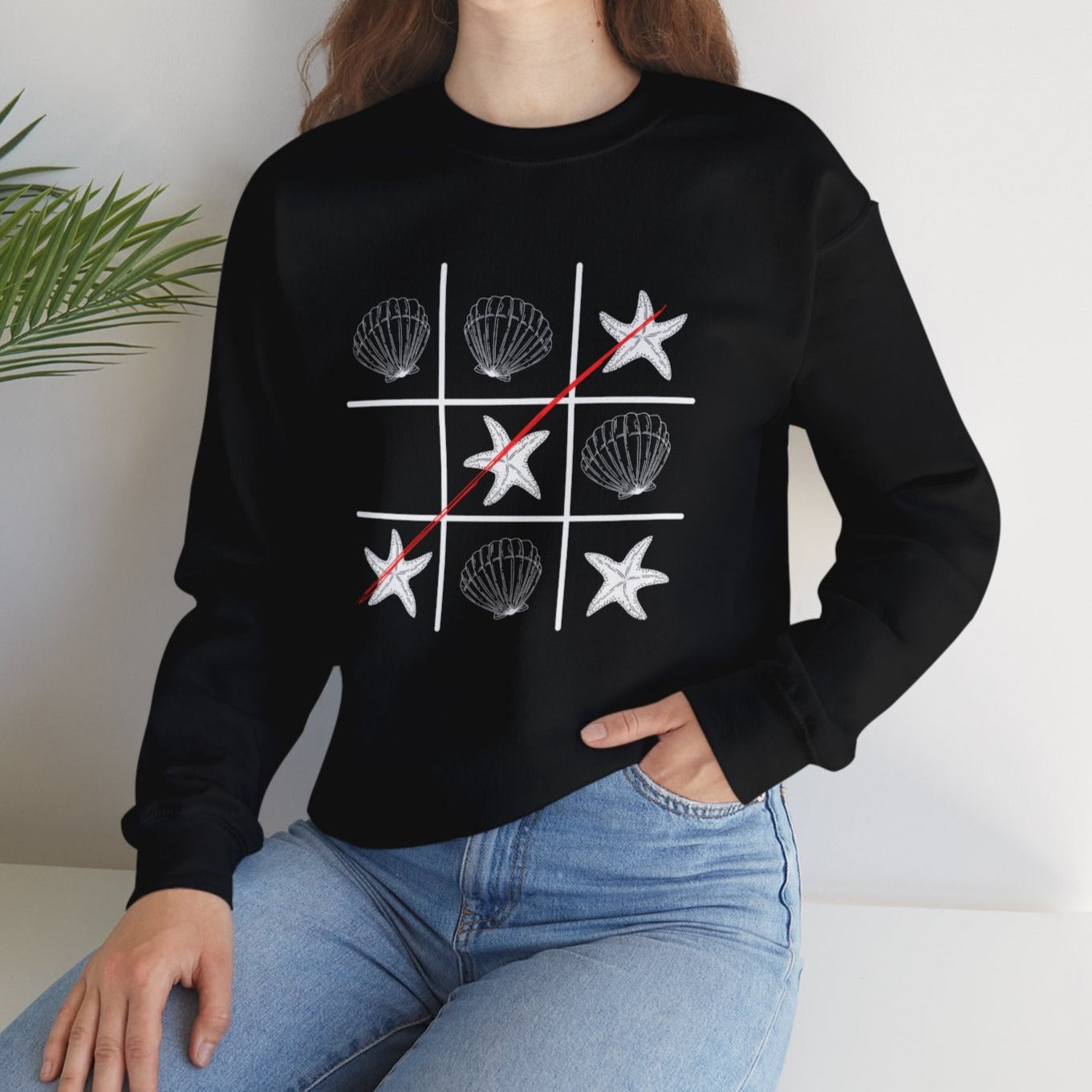 Shells and Stars Crewneck Sweatshirt