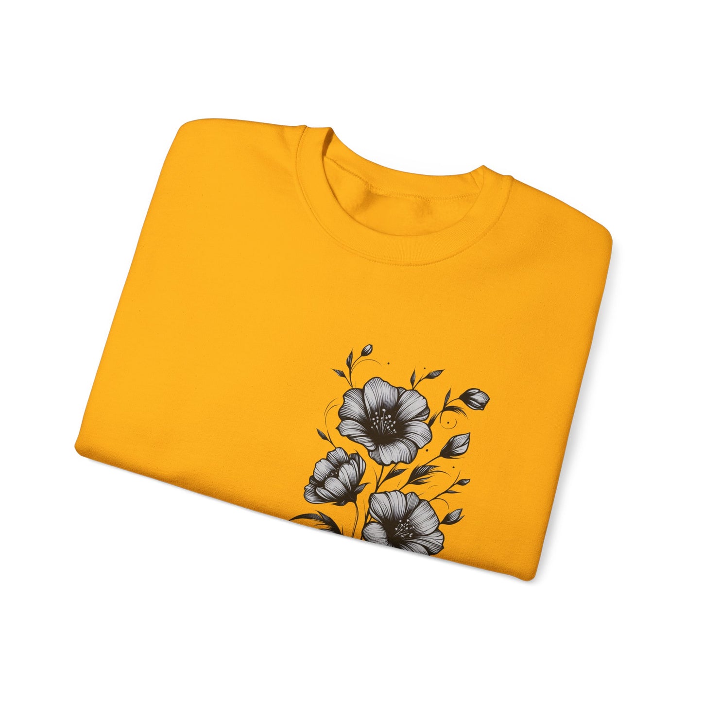 Midnight Flower Crewneck Sweatshirt