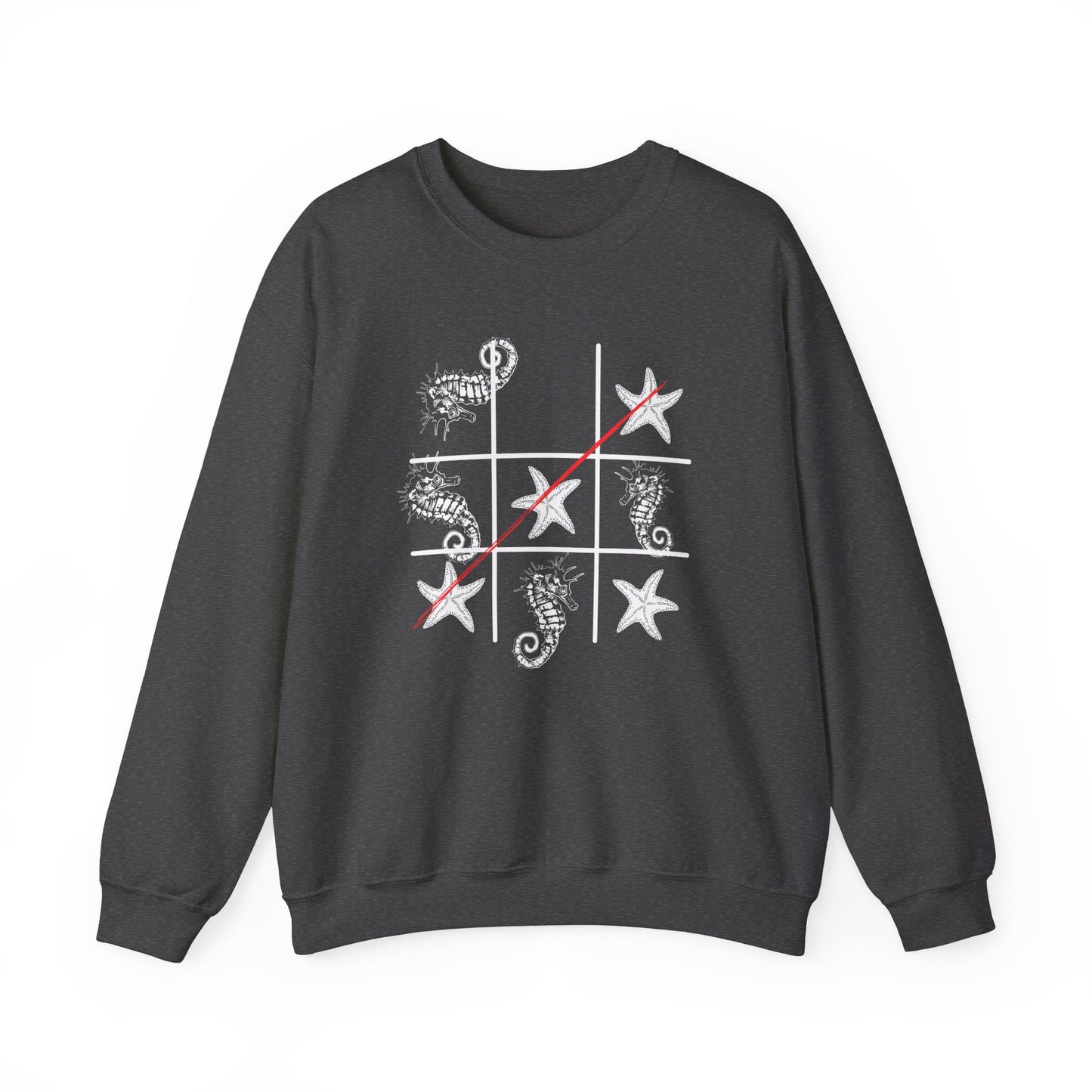 Seahorses and Stars Crewneck Sweatshirt