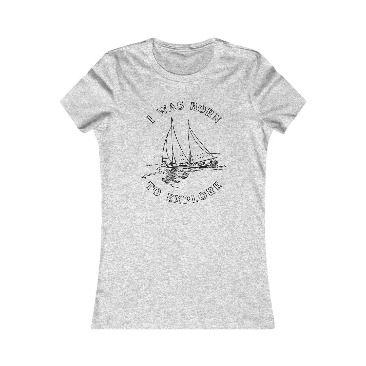 Born to Explore, Nautical Women's Tee