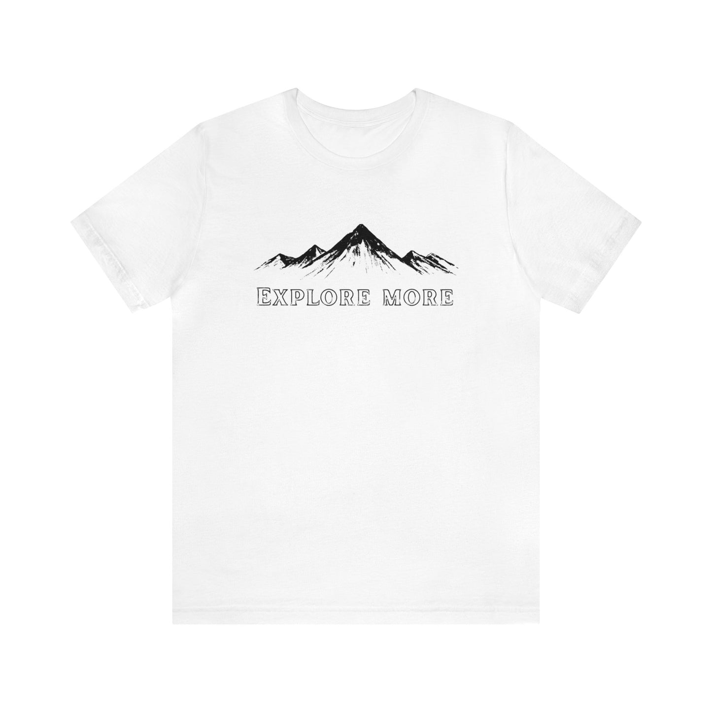 Explore More, black design Tee