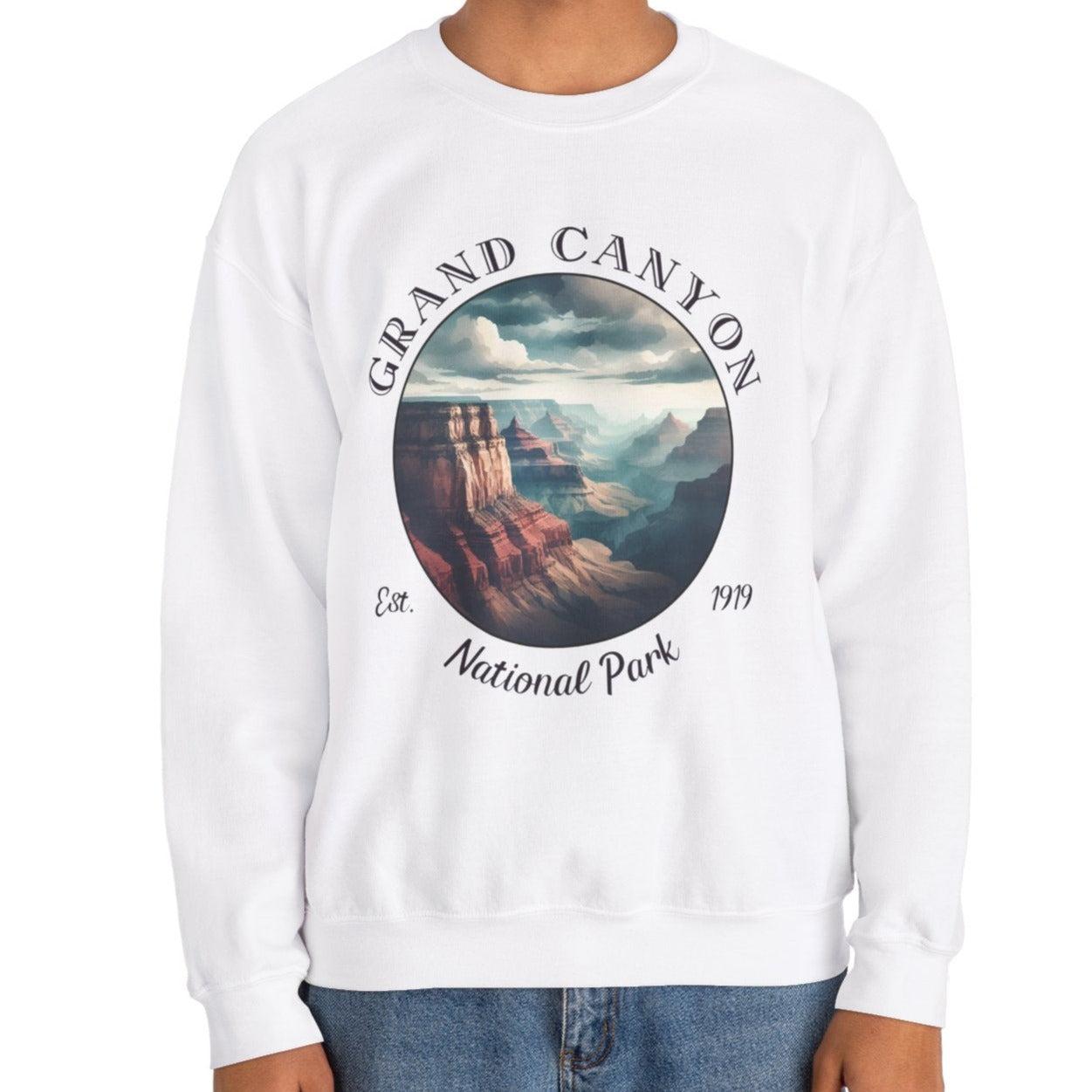 Grand Canyon national park sweatshirt great gift for girlfriend, mindful present for husband emberking on his journey to us np, apparel for those who live wild life and love us national parks