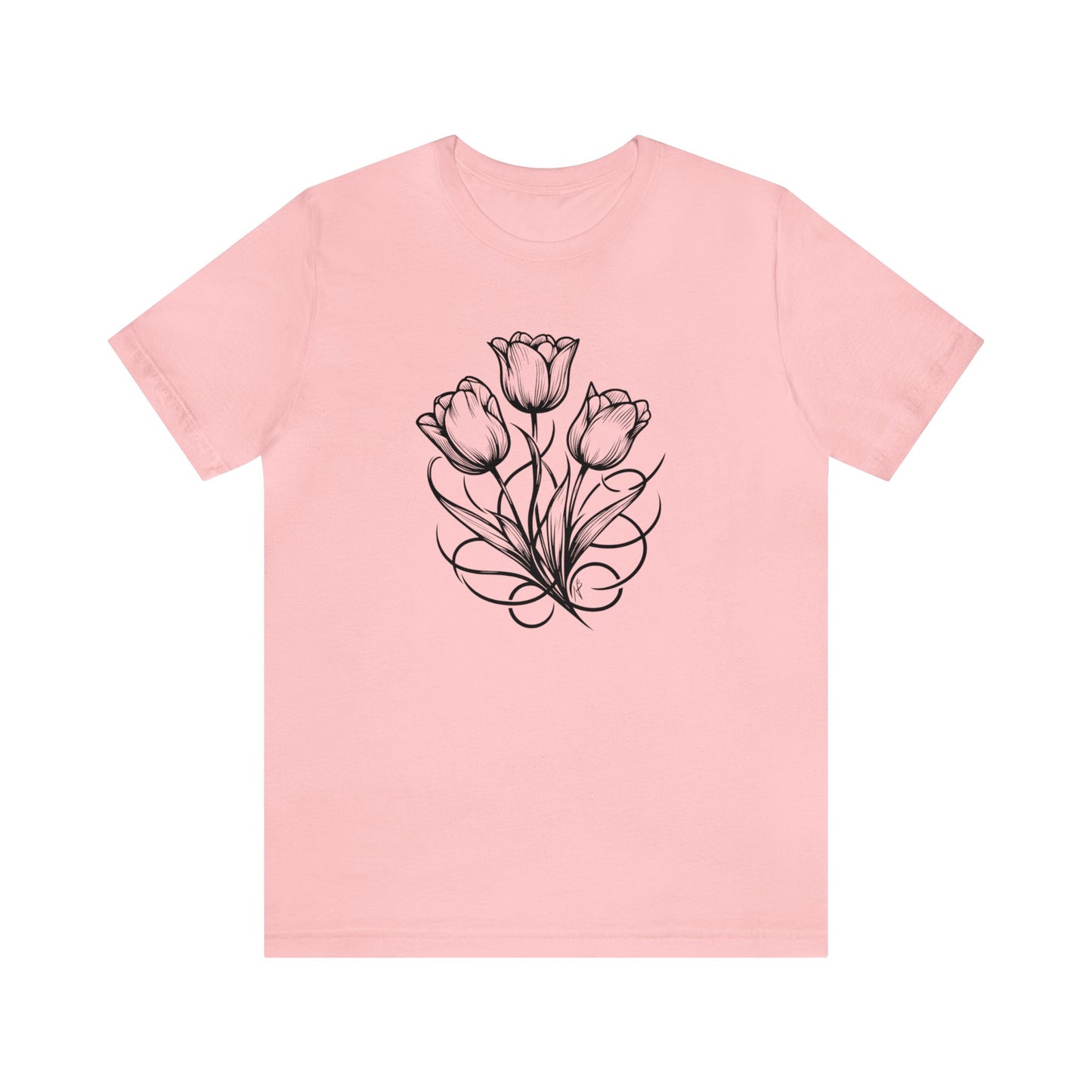 Tulip Bunch, tatoo style, Tee