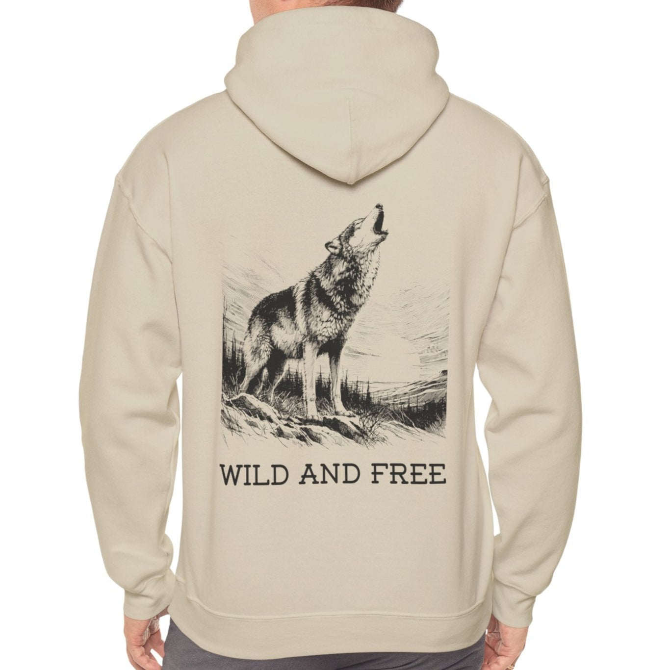 Wild & Free Wolf Hoodie