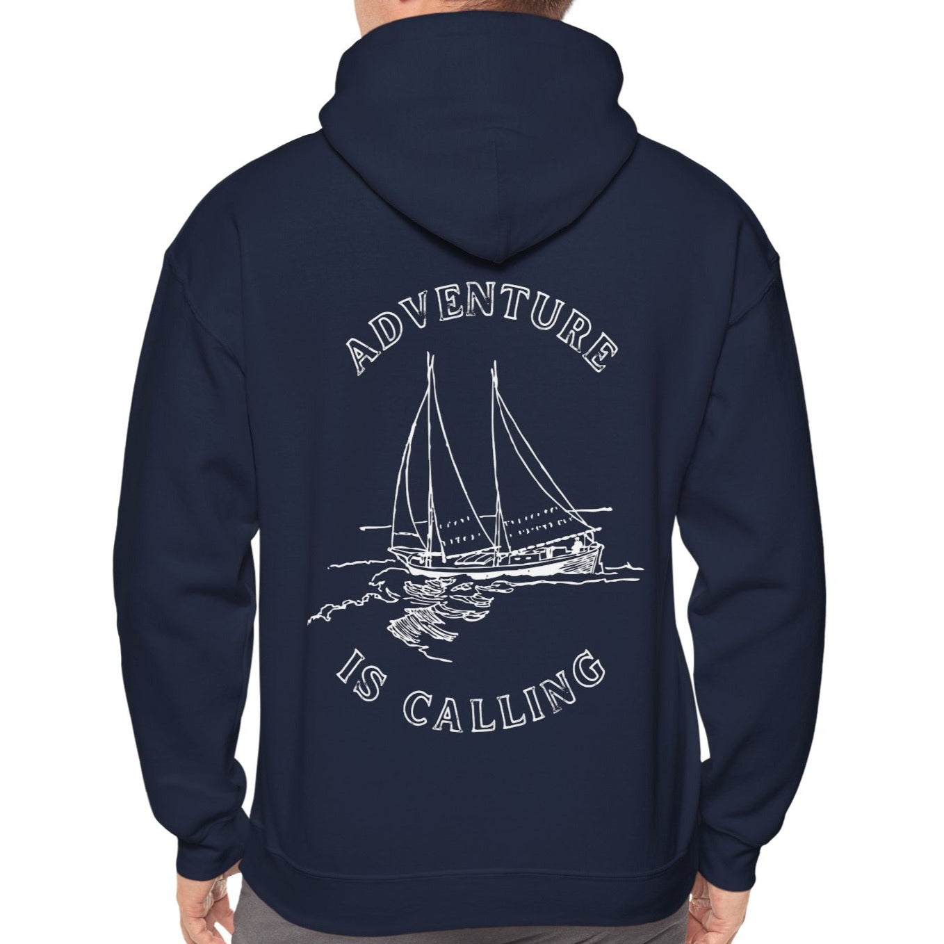 blue yacht ship hoodie for sailor us sailing holidays, nice outfit for boat lover , cool present for a husband, hoodie for men or women