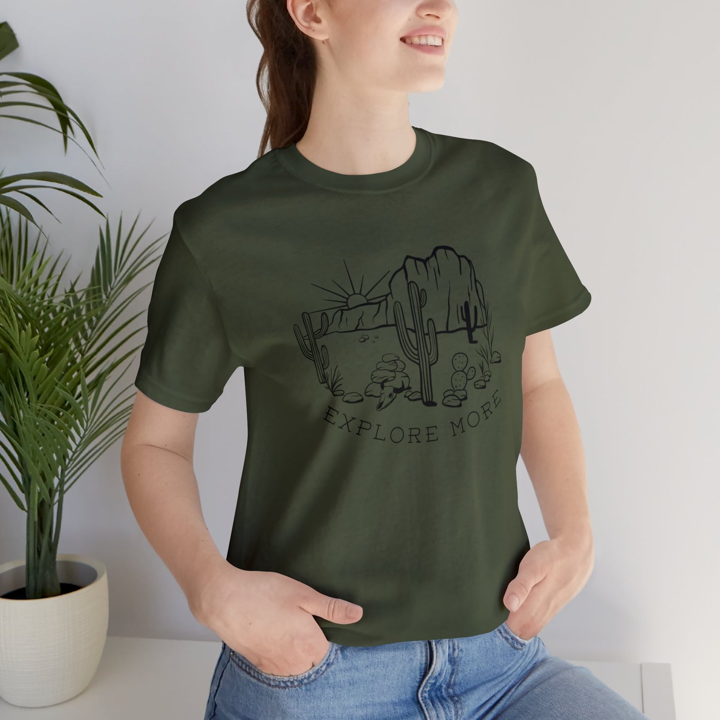 Explora más camiseta de manga corta unisex Jersey del desierto