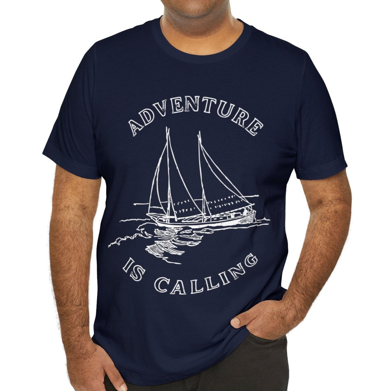 Adventure is calling, nautical Tee