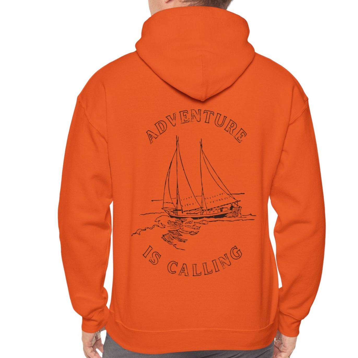 orange yacht hoodie for boat lover, cool outfit to yachtsman club or present for yecht crew, cool invitation gift for trip on yacht ship