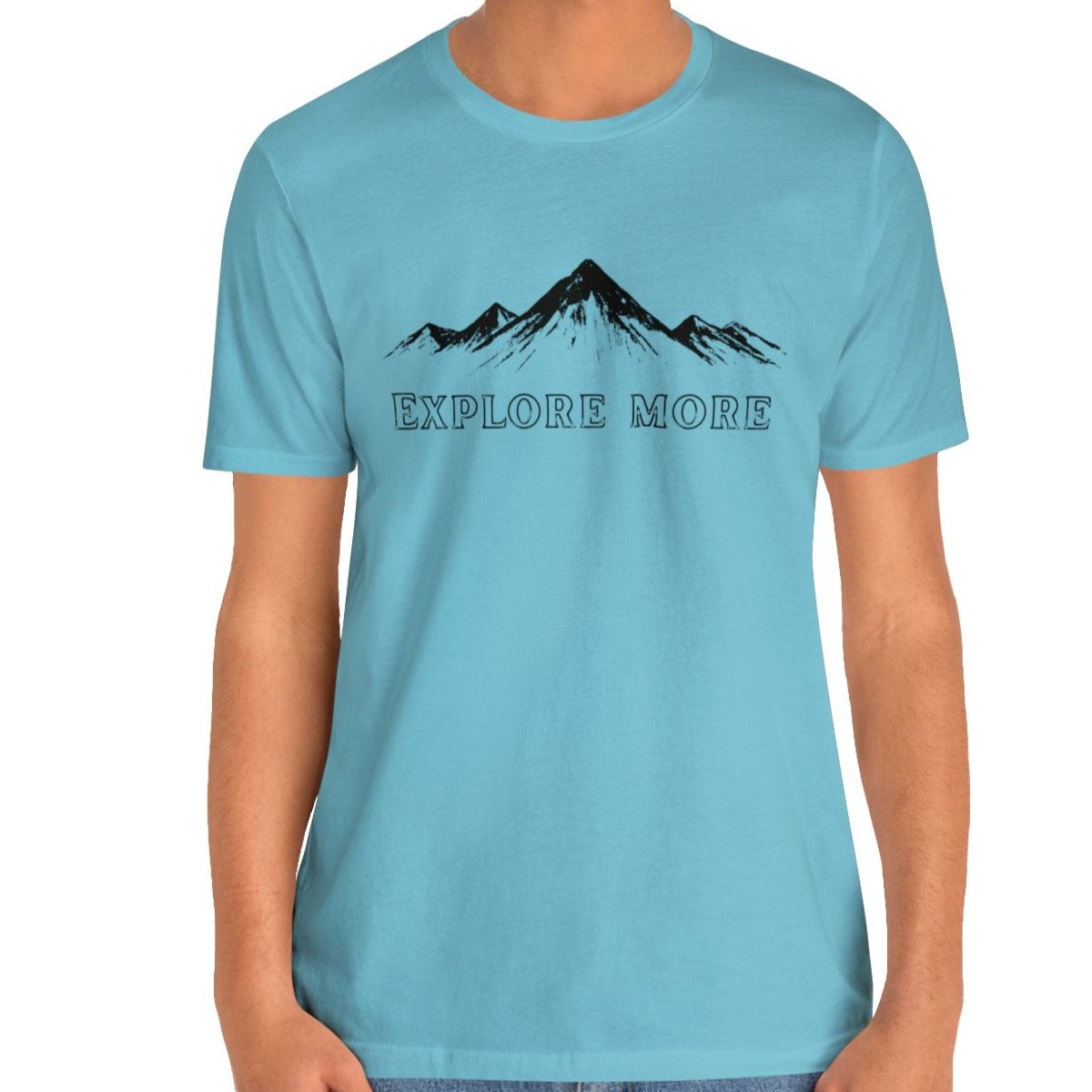 Explore More, black design Tee