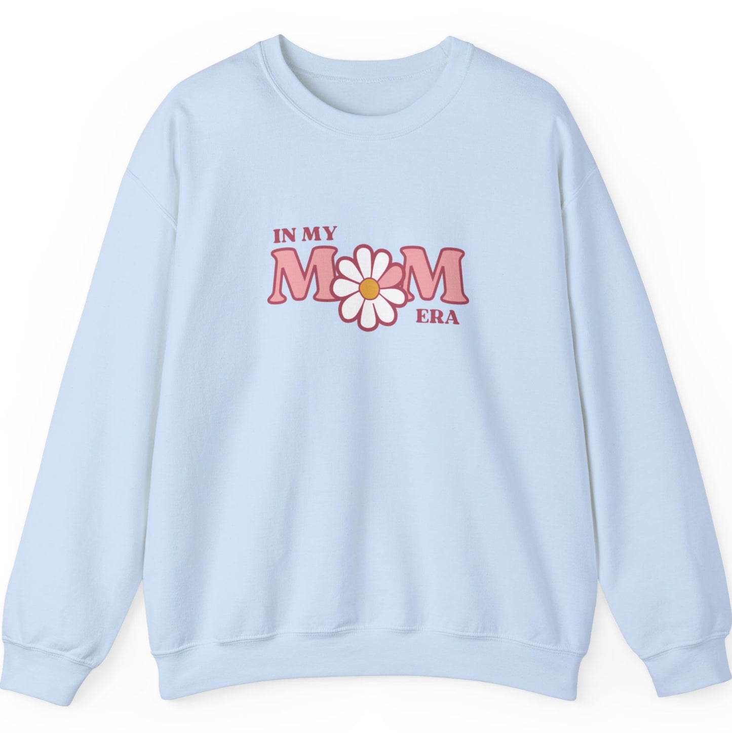 In my Mom Era Daisy Crewneck Sweatshirt Mother's day gift, Fun Top for Mama, Retro vibes