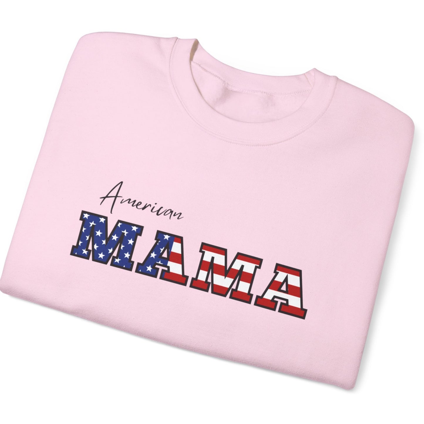 American Mama Crewneck Sweatshirt Independence day 4th of July outfit