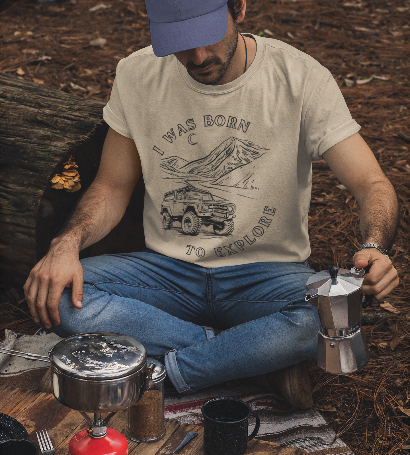 Born to Explore, Off Road T-Shirt