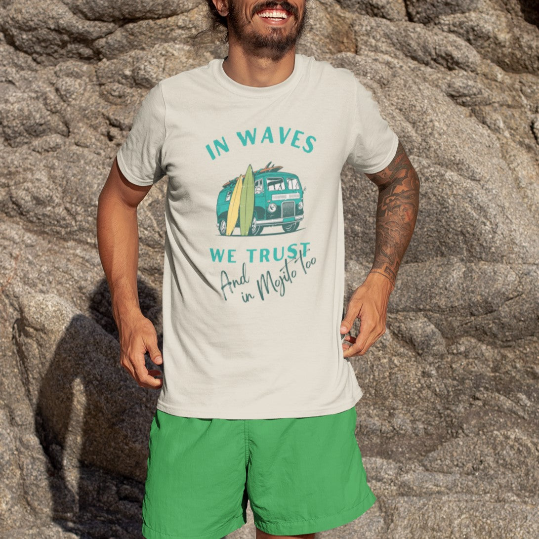 Waves and Mojito Heavy Cotton Tee