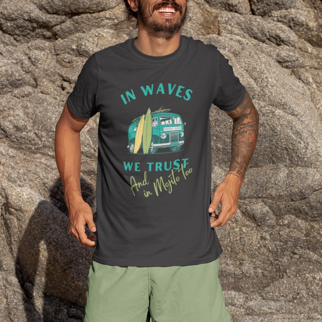 Waves and Mojito Heavy Cotton Tee