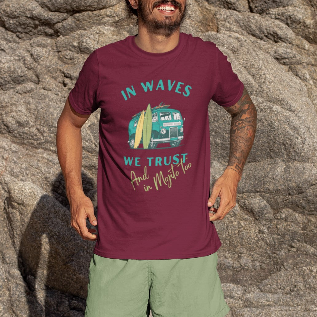 Waves and Mojito Heavy Cotton Tee