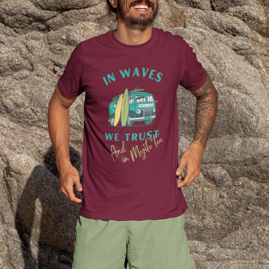 Waves and Mojito Heavy Cotton Tee